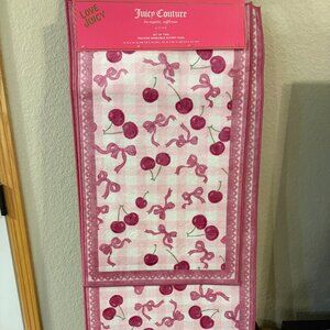 Juicy Couture Cherry Bath Rug Set Pink Coquette Bathroom Mats NWT